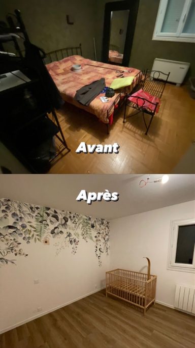 rénovation intérieur pour chambre à coucher maison individuelle